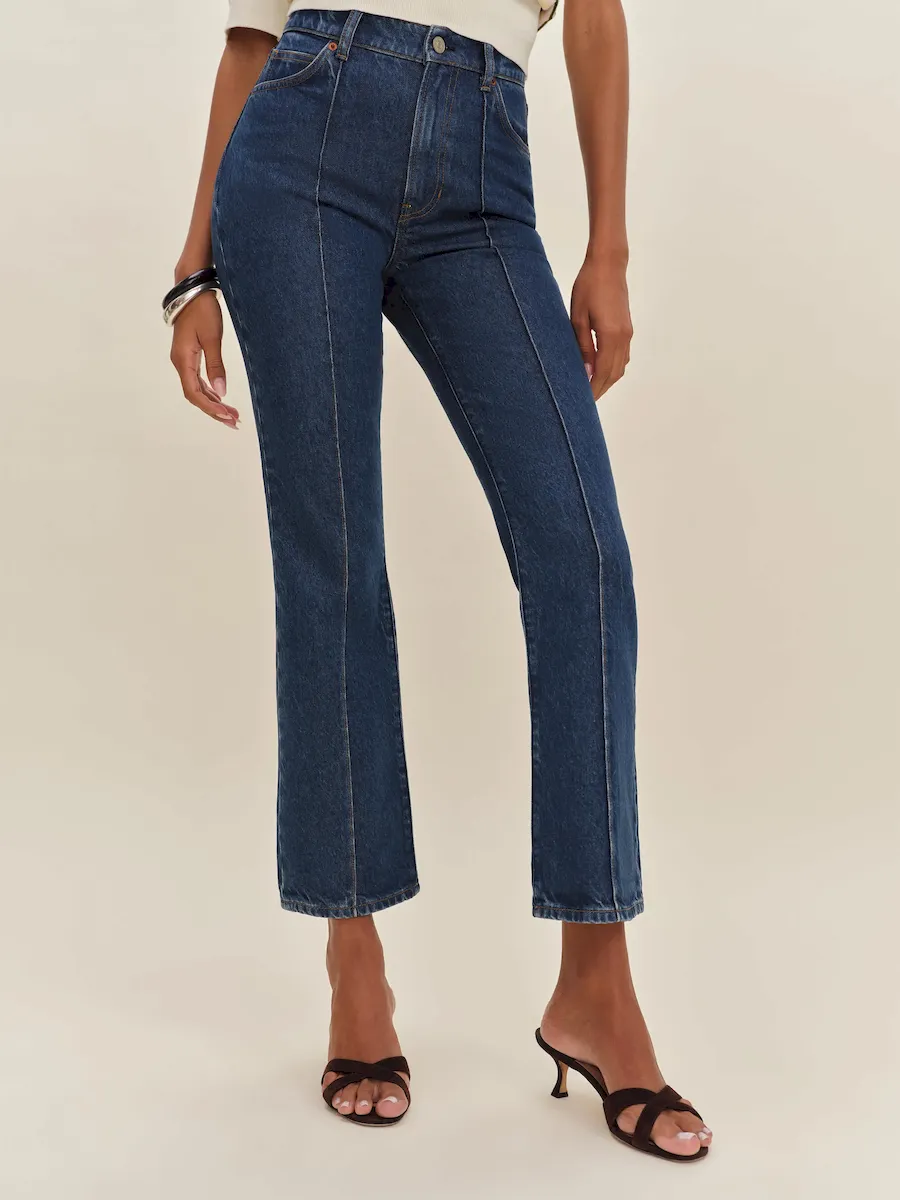 Mia High Rise Vintage Ankle Bootcut Jeans - Image 2