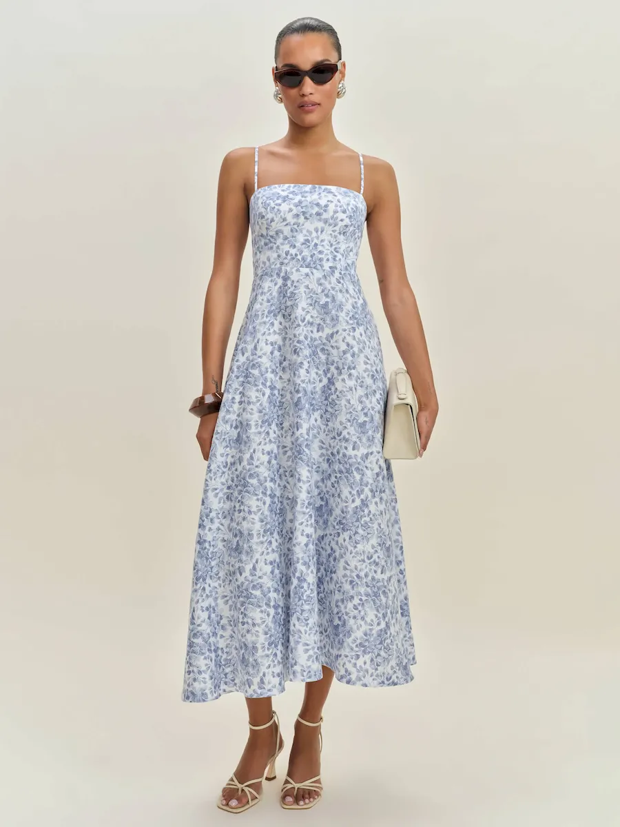 Petites Monette Linen Dress