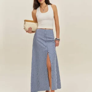 Petites Andi Linen Maxi Skirt