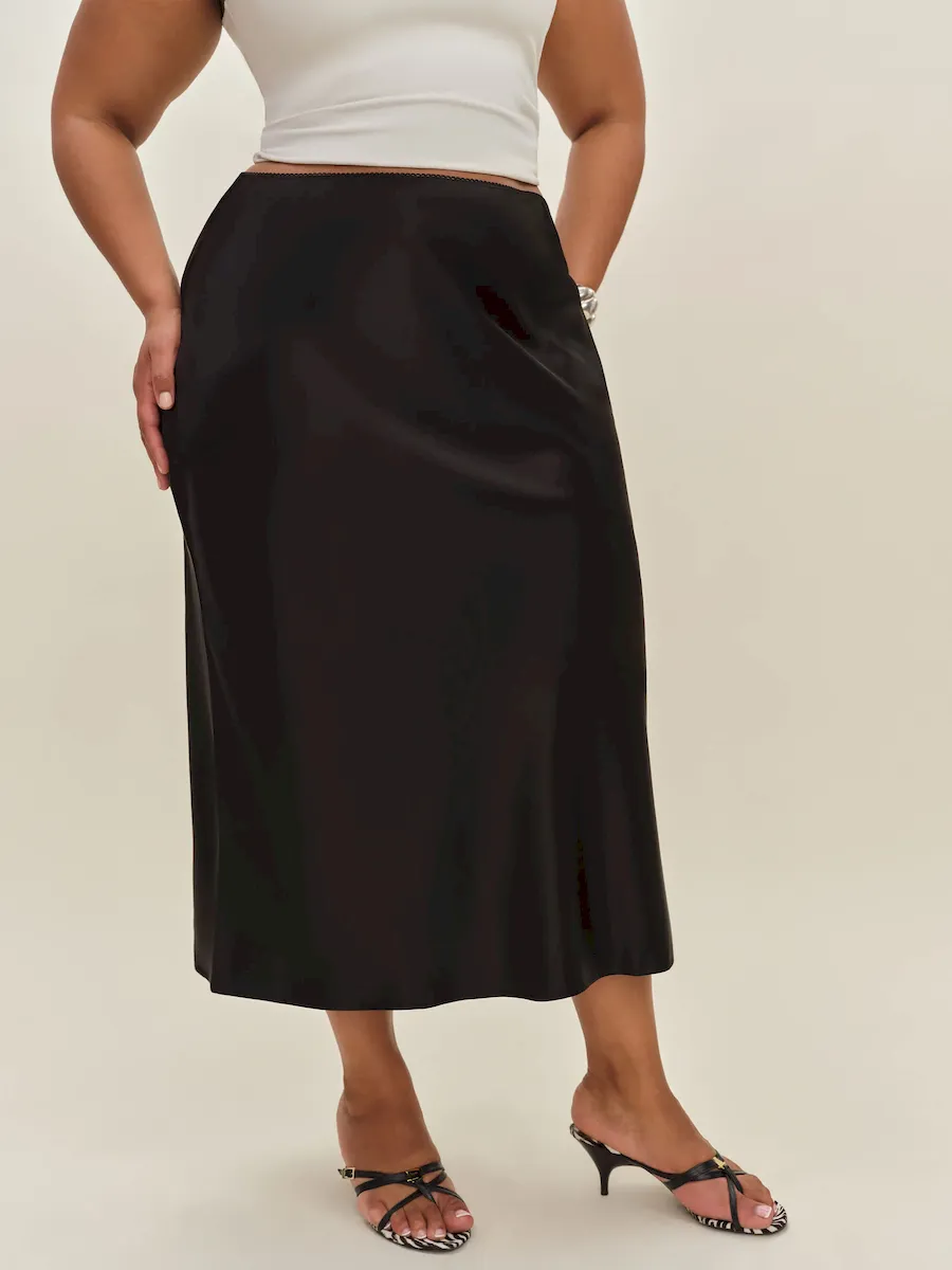 Layla Satin Skirt Es