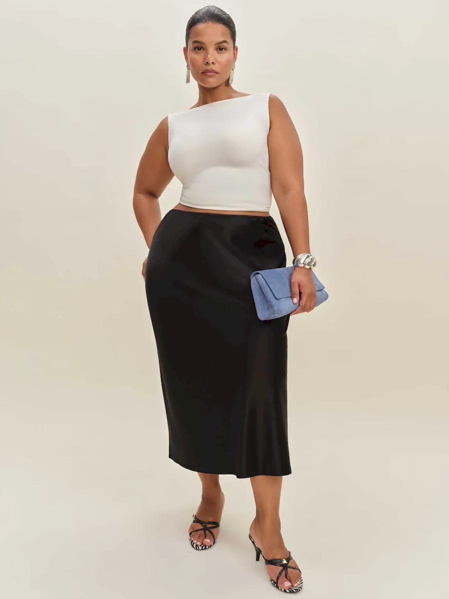 Layla Satin Skirt Es - Image 2