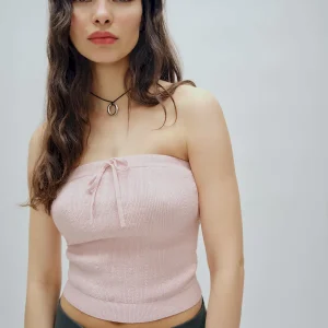 Zazie Cotton Strapless Sweater