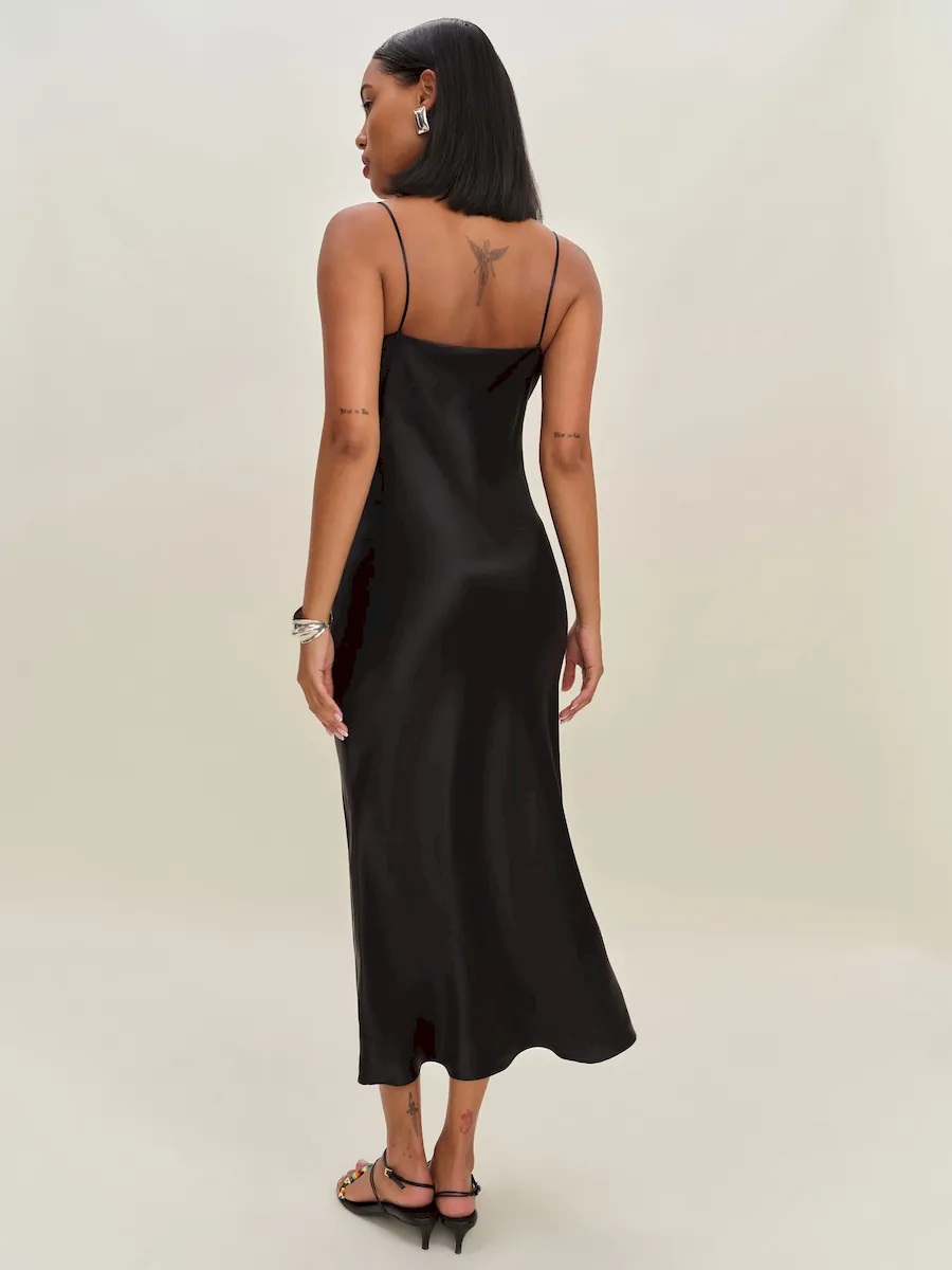 Cardi Silk Dress - Image 3