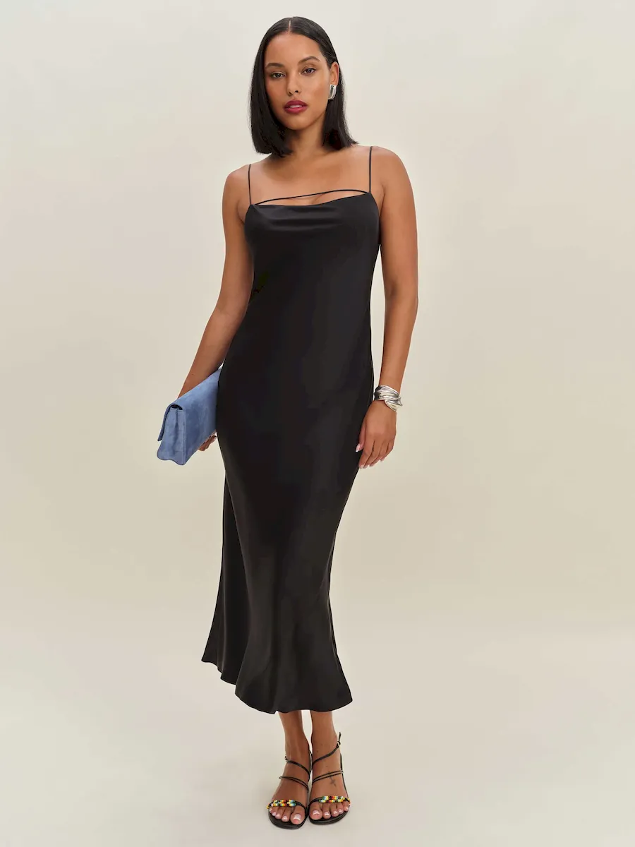 Cardi Silk Dress - Image 4