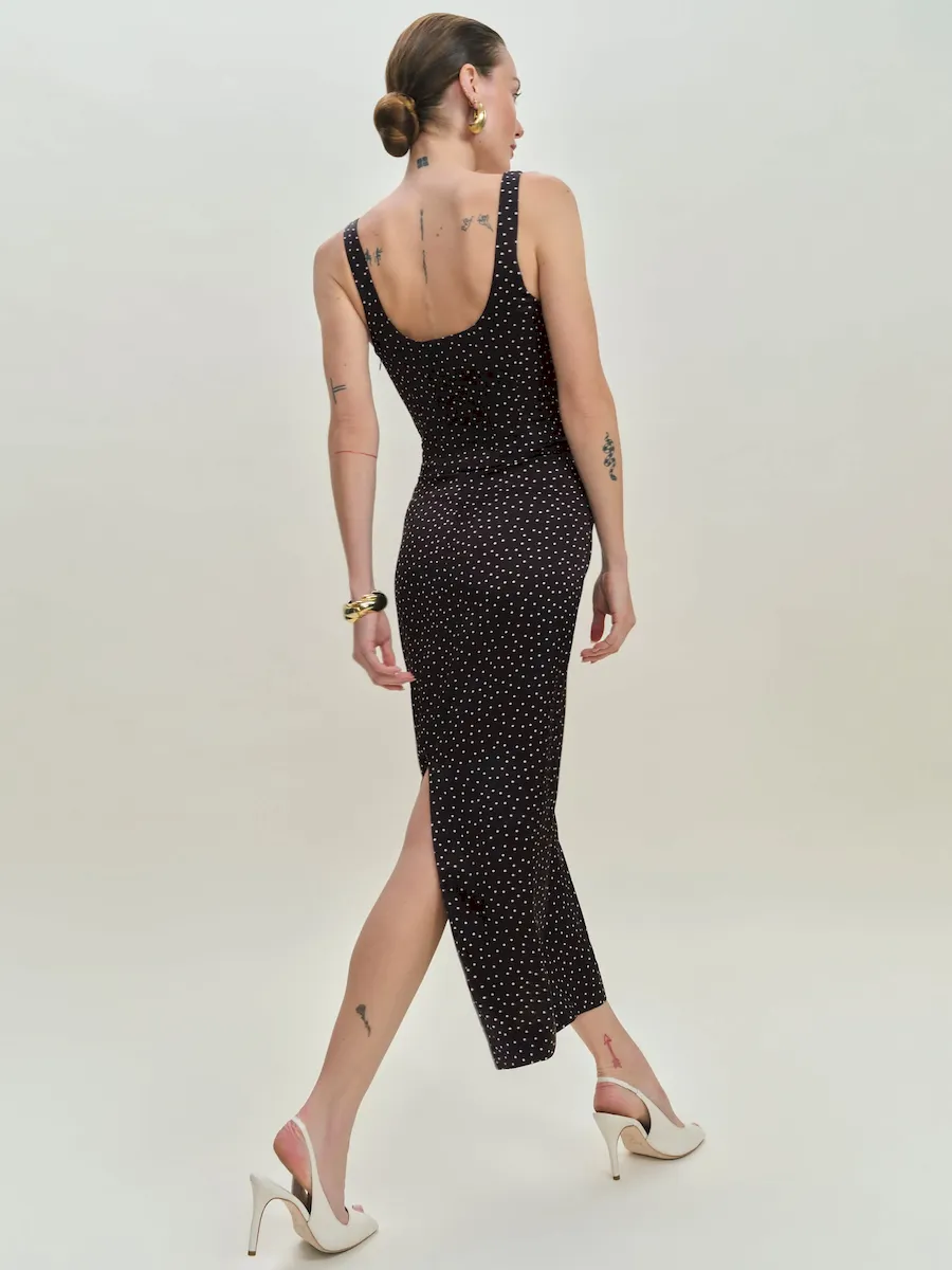 Elina Satin Dress - Image 4