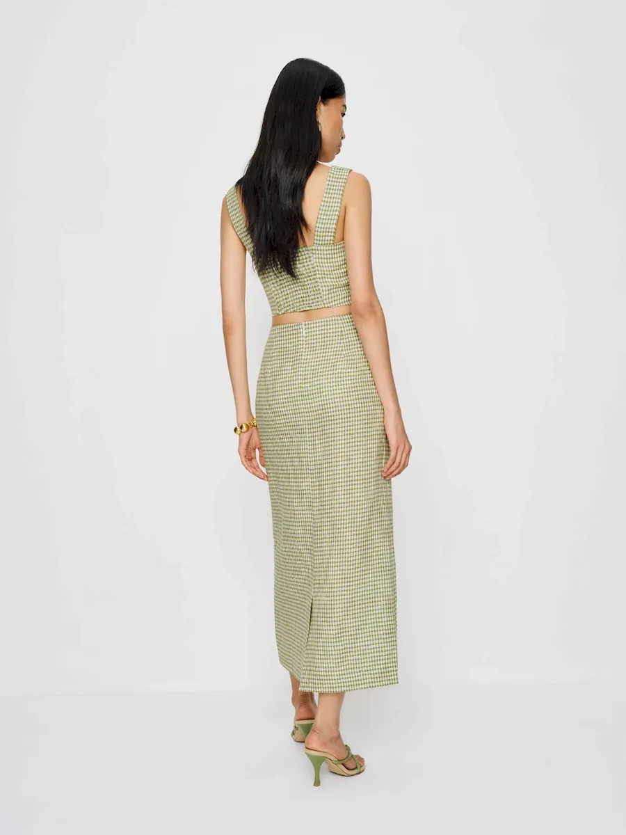 Britt Linen Skirt - Image 4