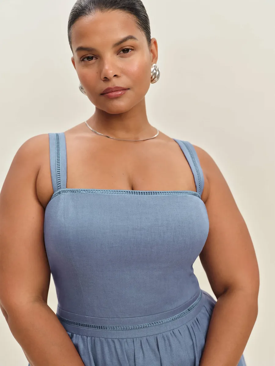 Everett Linen Dress Es - Image 2