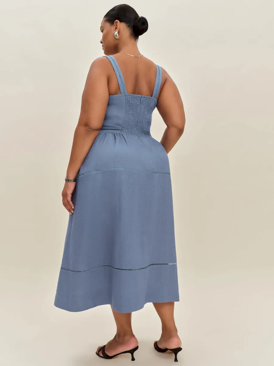 Everett Linen Dress Es - Image 3