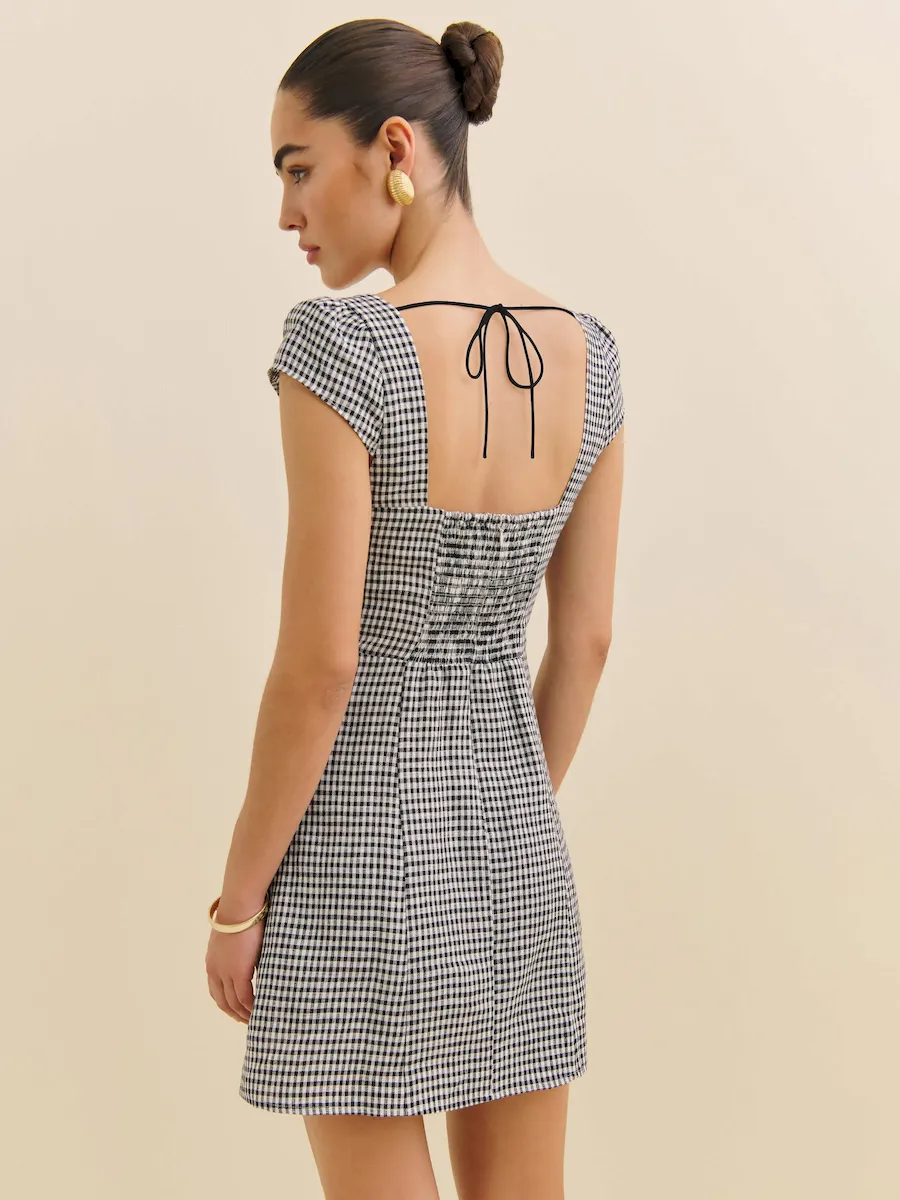 Petites Loula Linen Dress - Image 4