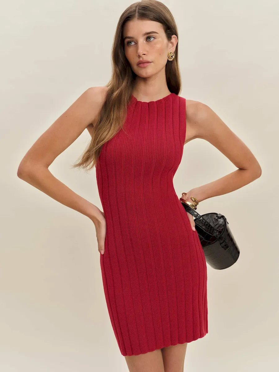 Christa Cotton Sweater Dress