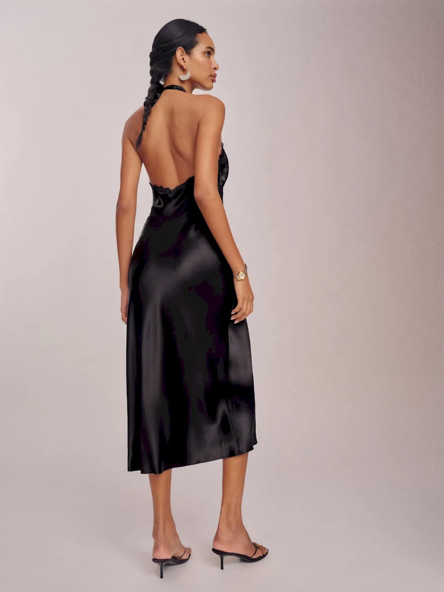 Nora Silk Dress - Image 3