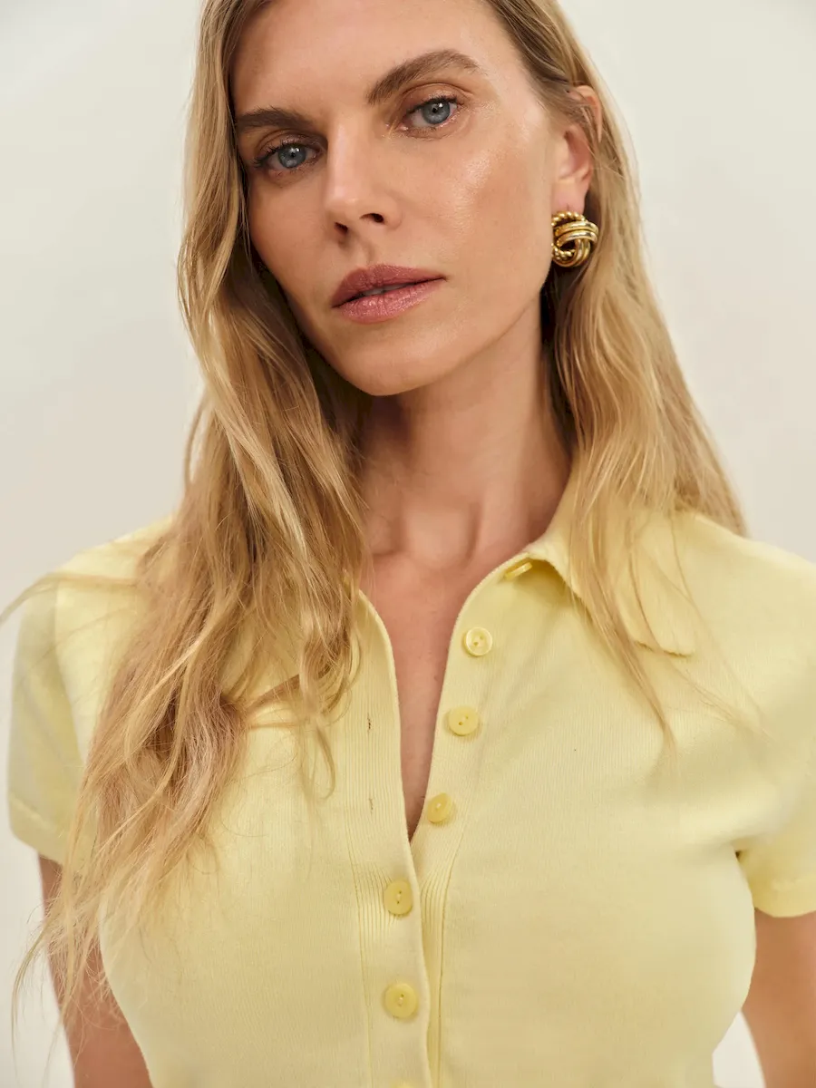 Bentley Cotton Polo Sweater - Image 2