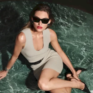 Aster Boucle Sweater Dress