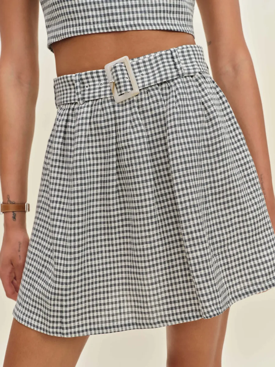 Niki Belted Linen Two Piece - Image 4