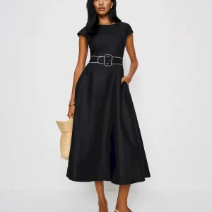 Felipe Belted Linen Dress
