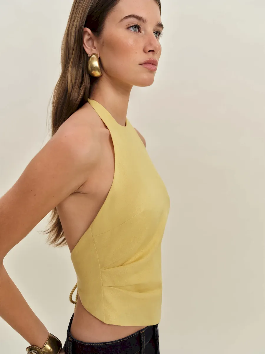 Reese Linen Top - Image 3