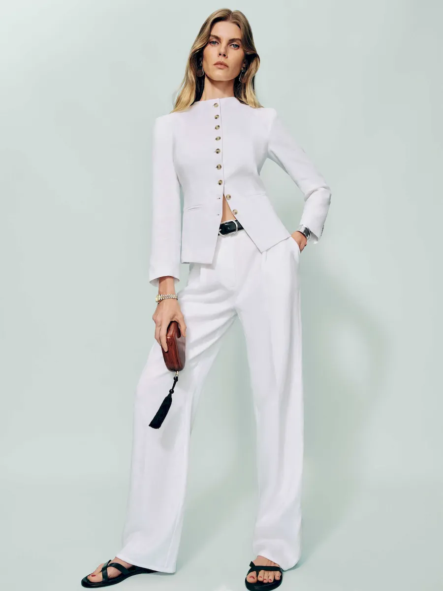 Lydia Linen Jacket - Image 3