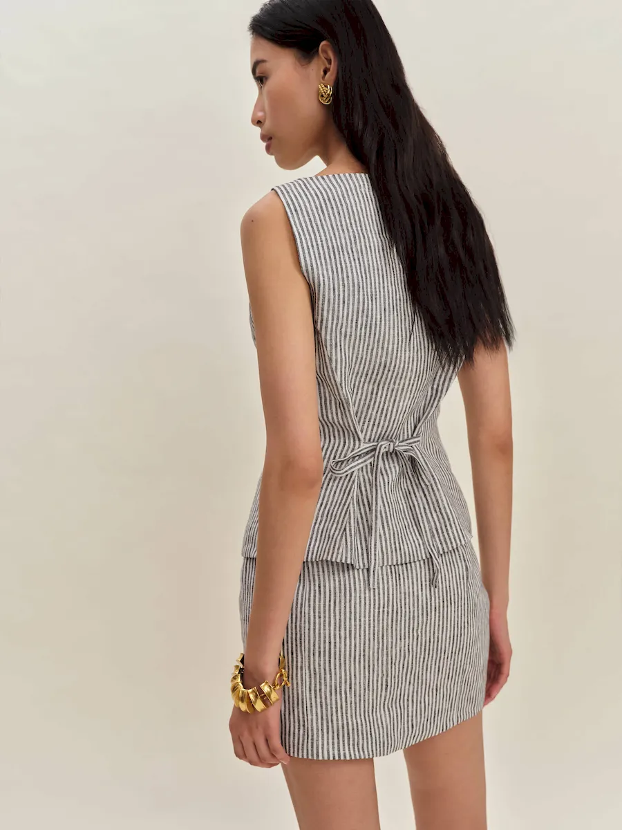 Lina Linen Two Piece - Image 4