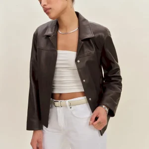 Veda Louisa Leather Jacket