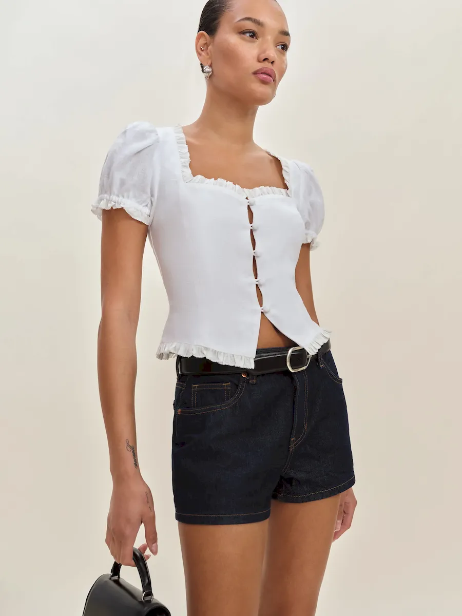 Rosemary Linen Top - Image 2