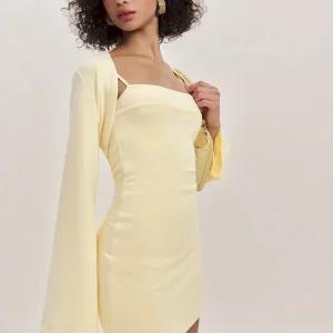 Chloe Knit Shrug Dress Set