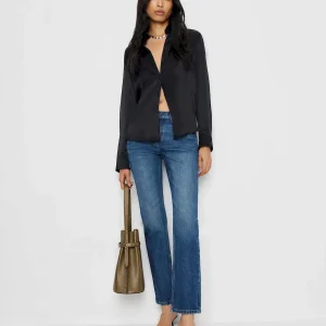 Luca Stretch Low Rise Slim Straight Cropped Jeans