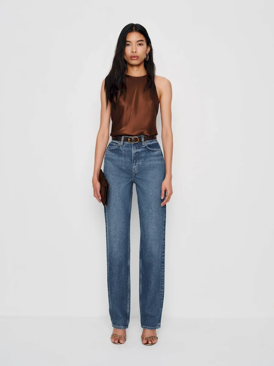 Harriet High Rise Relaxed Straight Jeans