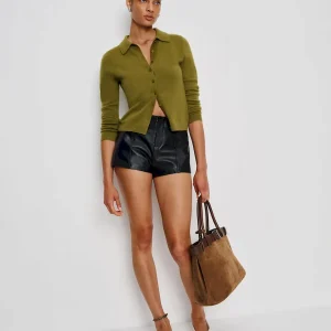 Florentina Cashmere Collared Cardigan