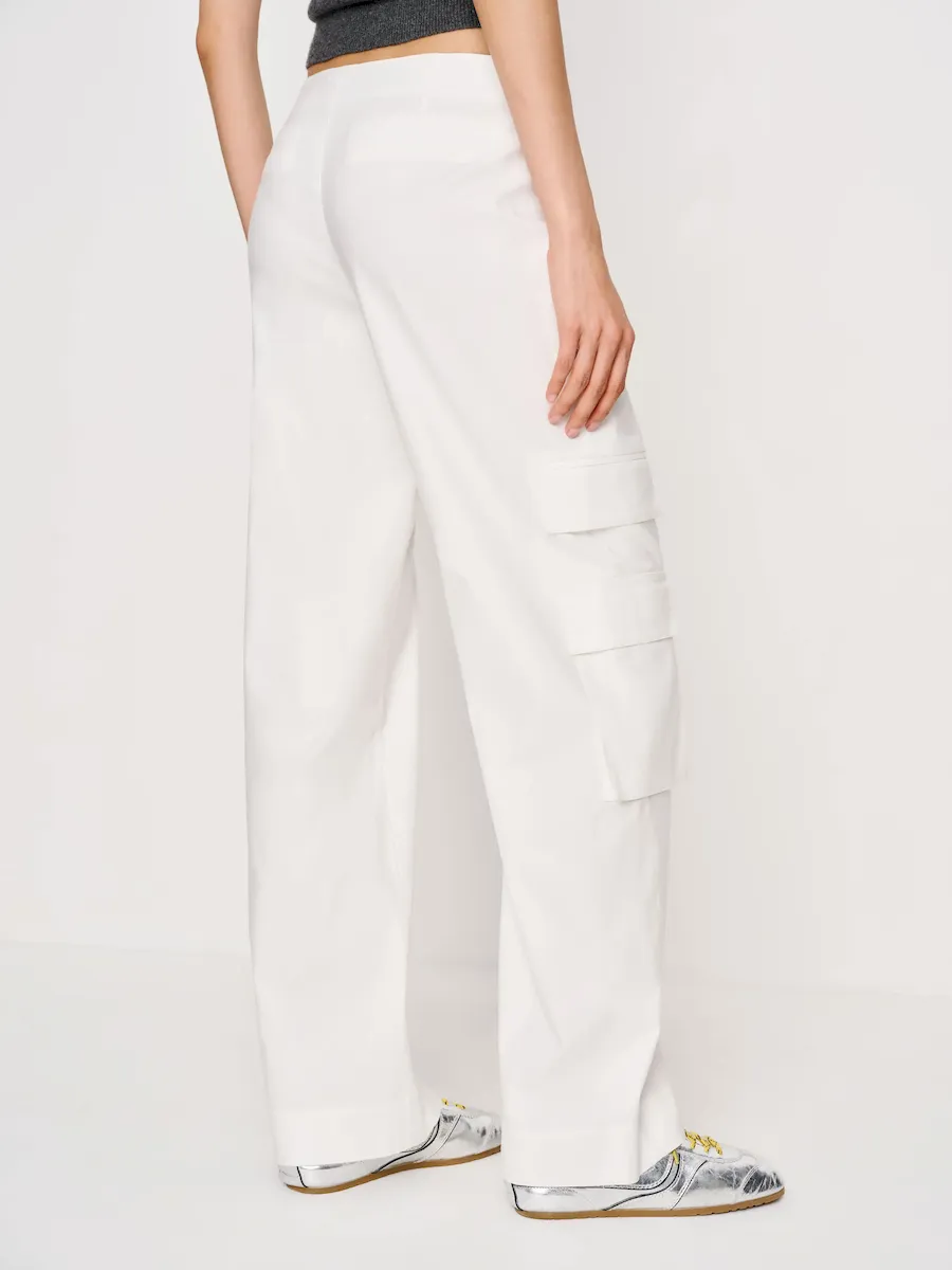 Vida Poplin Low Rise Cargo Pant - Image 4