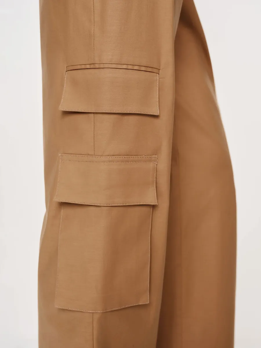 Vida Poplin Low Rise Cargo Pant - Image 4