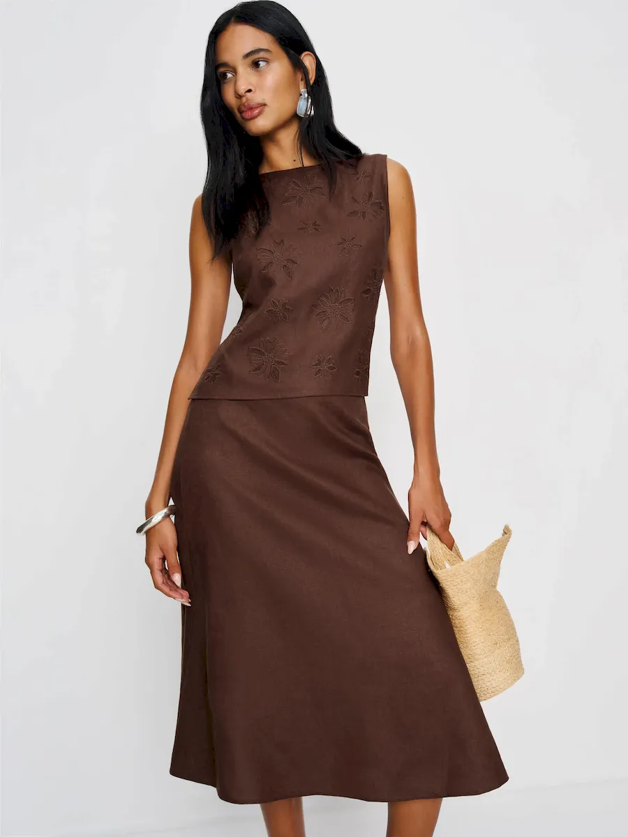 Evelina Linen Top - Image 6