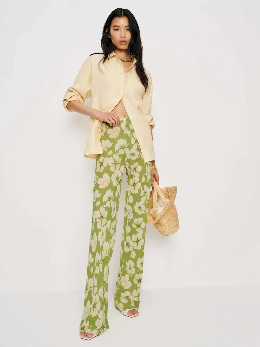 Gale Sheer Mid Rise Bias Pant - Image 3