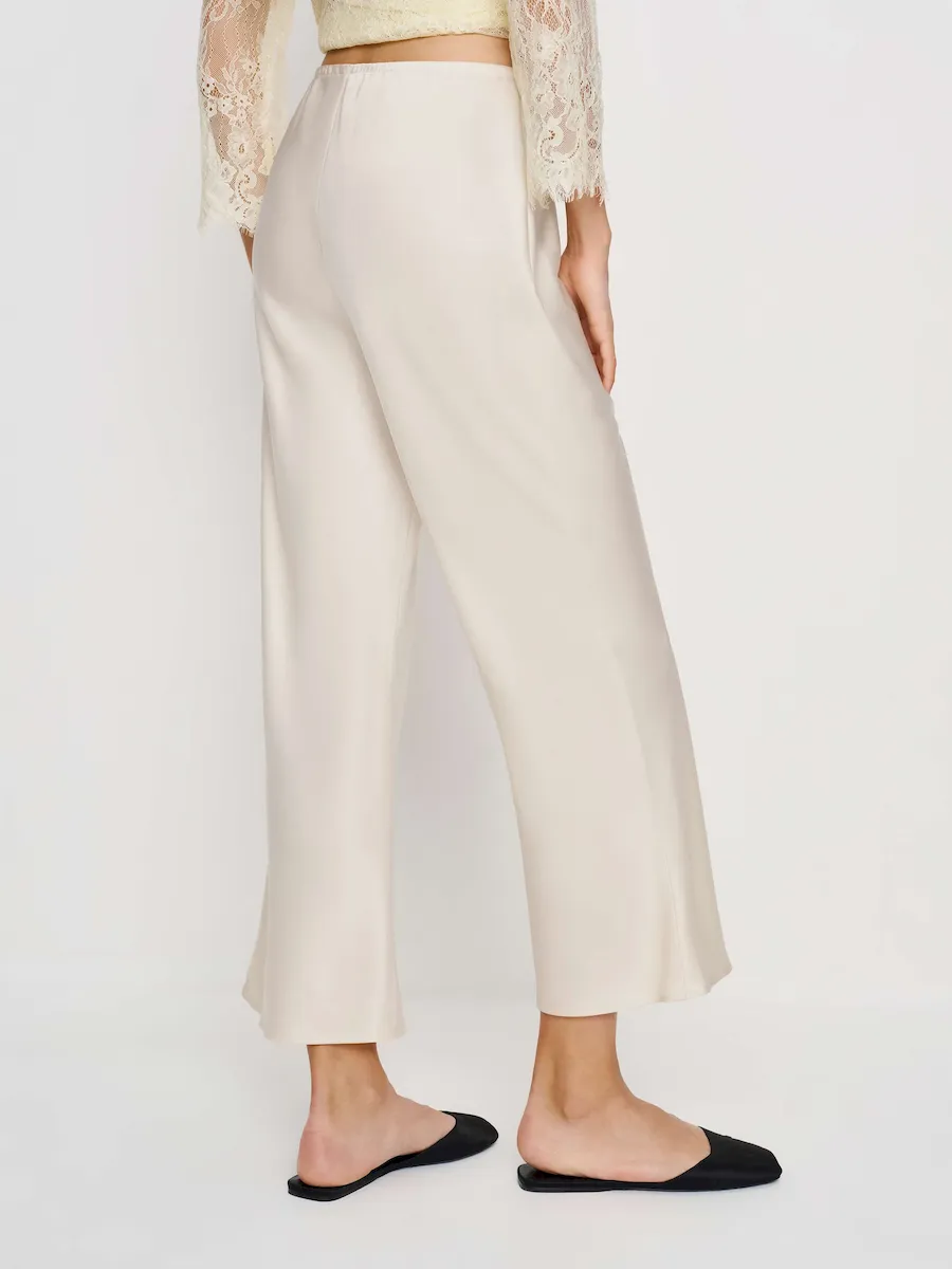 Gale Satin Mid Rise Capri Pant - Image 3
