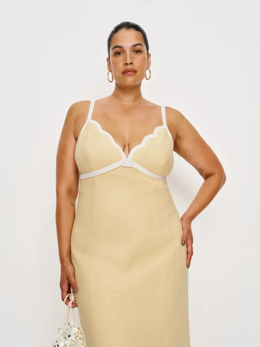 Sara Linen Dress Es - Image 2