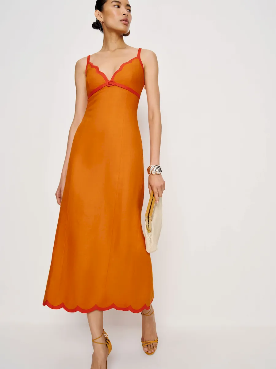 Petites Sara Linen Dress