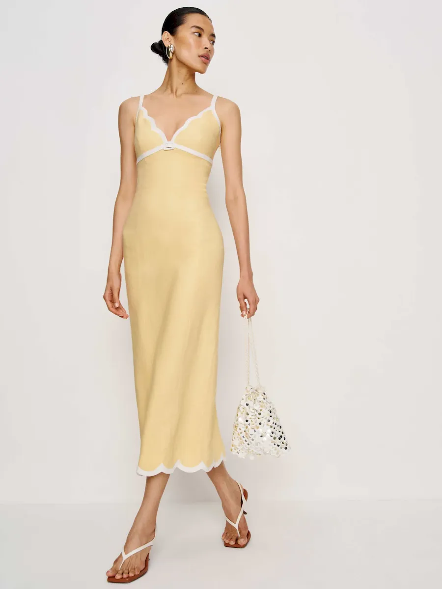 Petites Sara Linen Dress